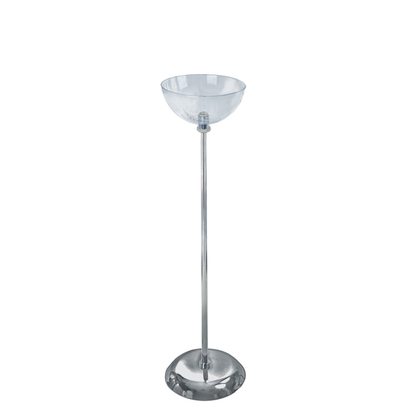 Azar Displays 10" Diameter Single Bowl Floor Display 700952